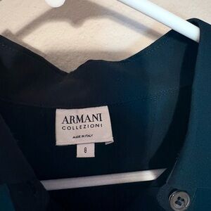 Armani Collezioni Dark Blouse